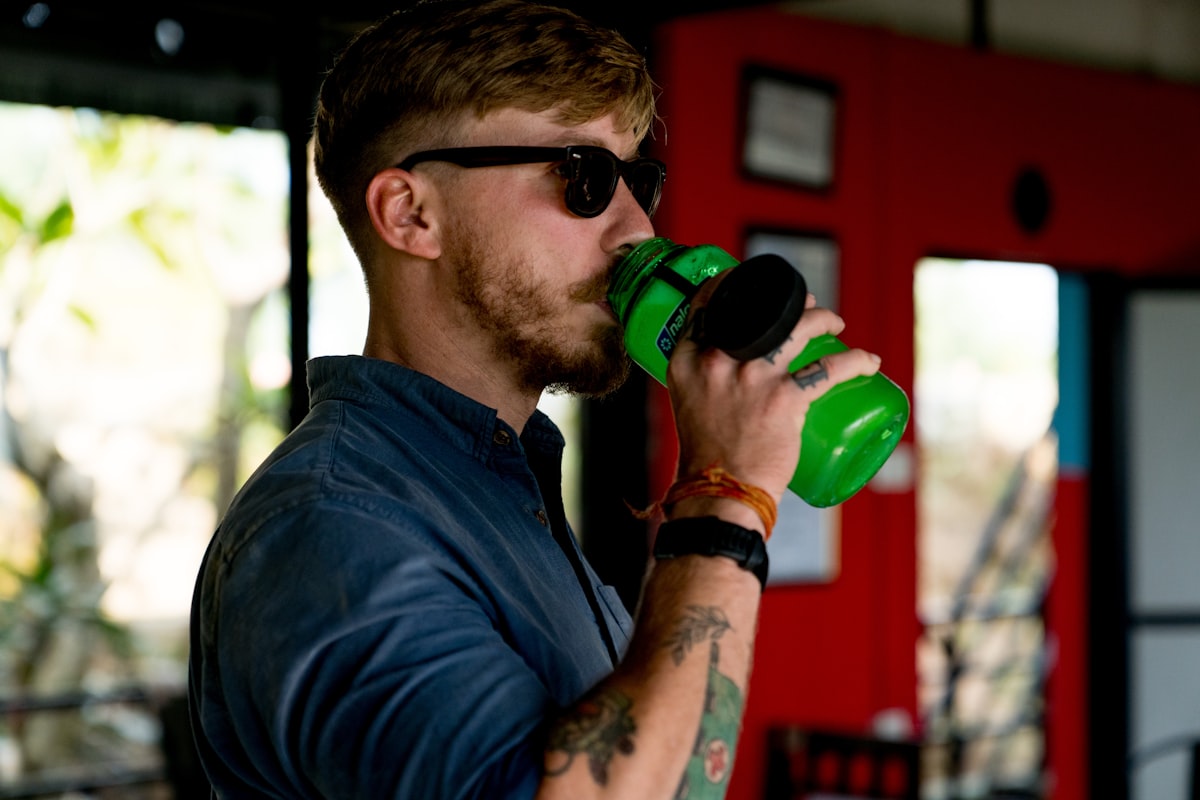 Athlete Using Peak Performance Supplements